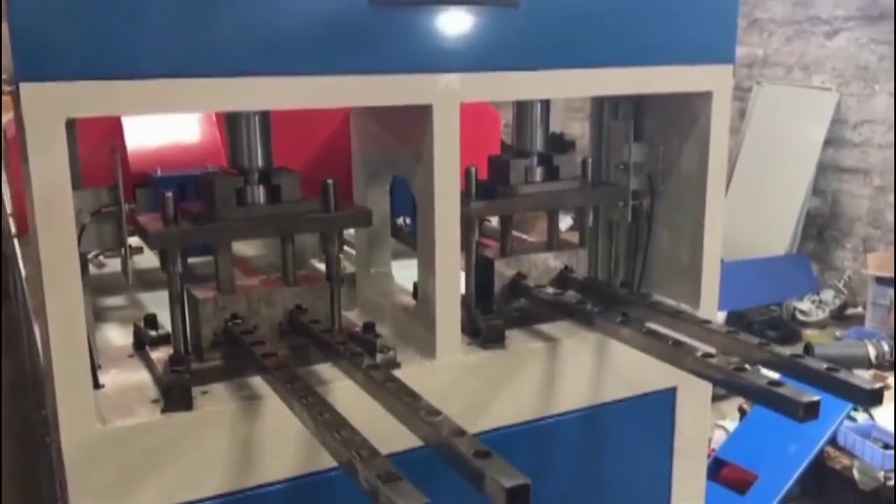 Автоматическая линия для пробивки отверстий KMT. Серия KPH-CNC - видео работы оборудования