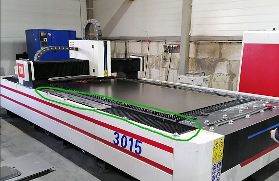 Кожух оси Y для KMT 3015L3